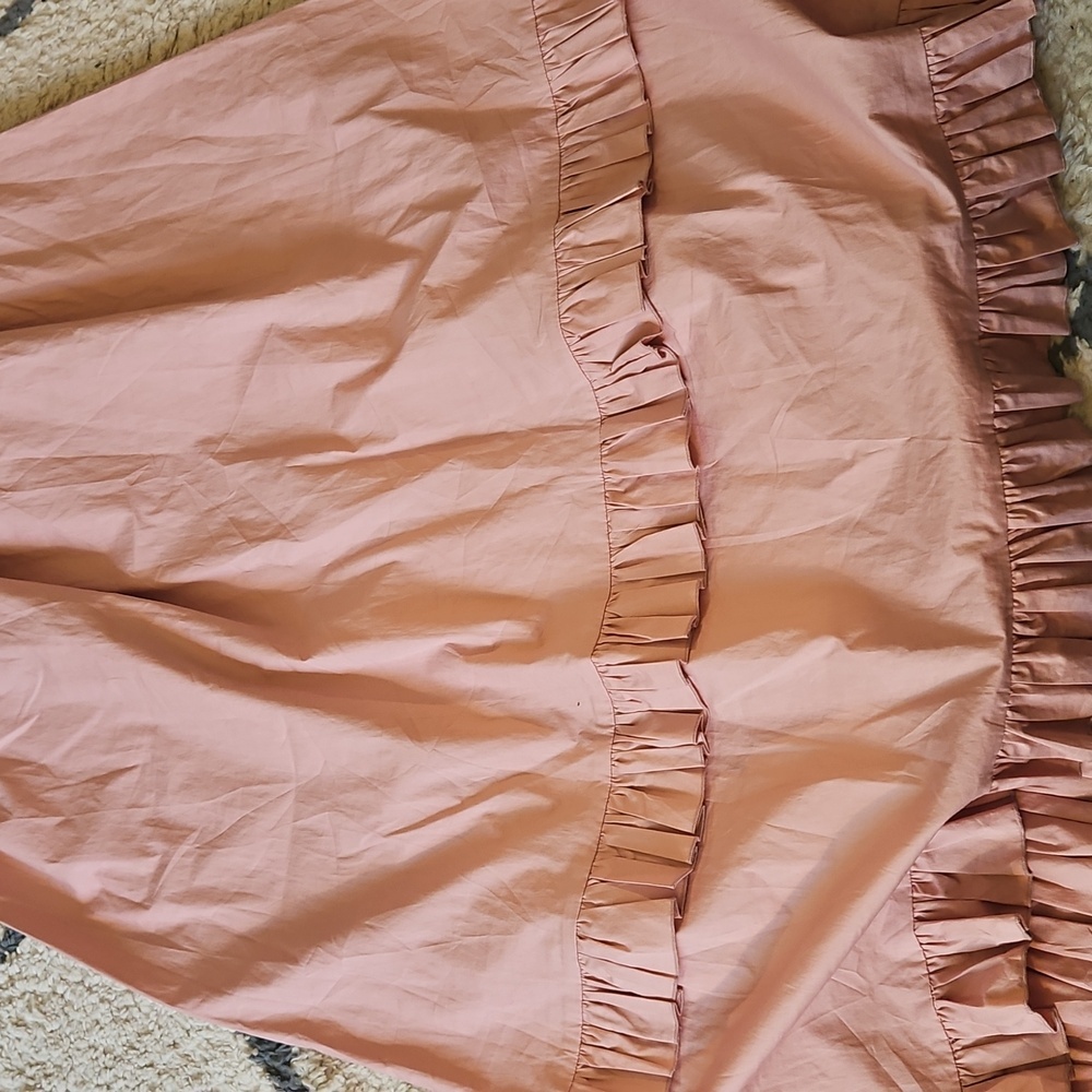 Hatch Maternity Ruffle Trim Maxi Length Dress O/s - Picture 6 of 6